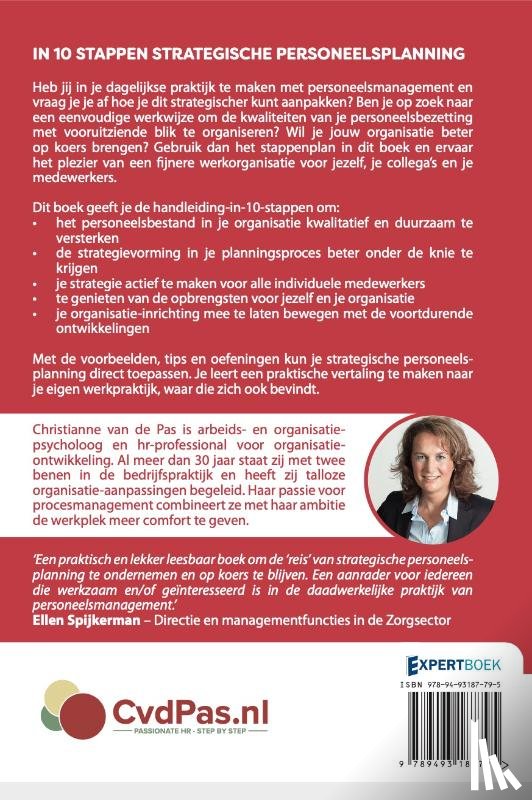 Pas, Christianne van de - In 10 stappen strategische personeelsplanning