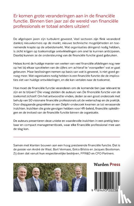Waal, André de, Vermaas, Bart, Bilstra, Eelco, Bootsman, Jacques - De financiële functie van de toekomst
