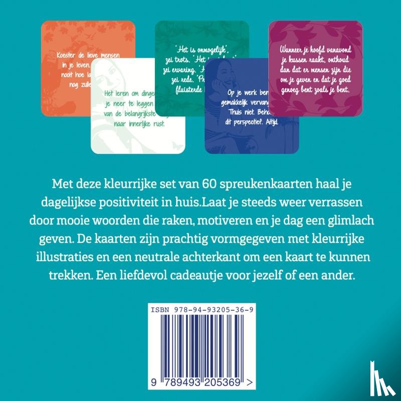  - Positieve spreuken kaarten