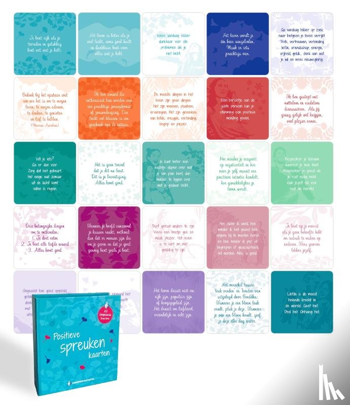  - Positieve spreuken kaarten
