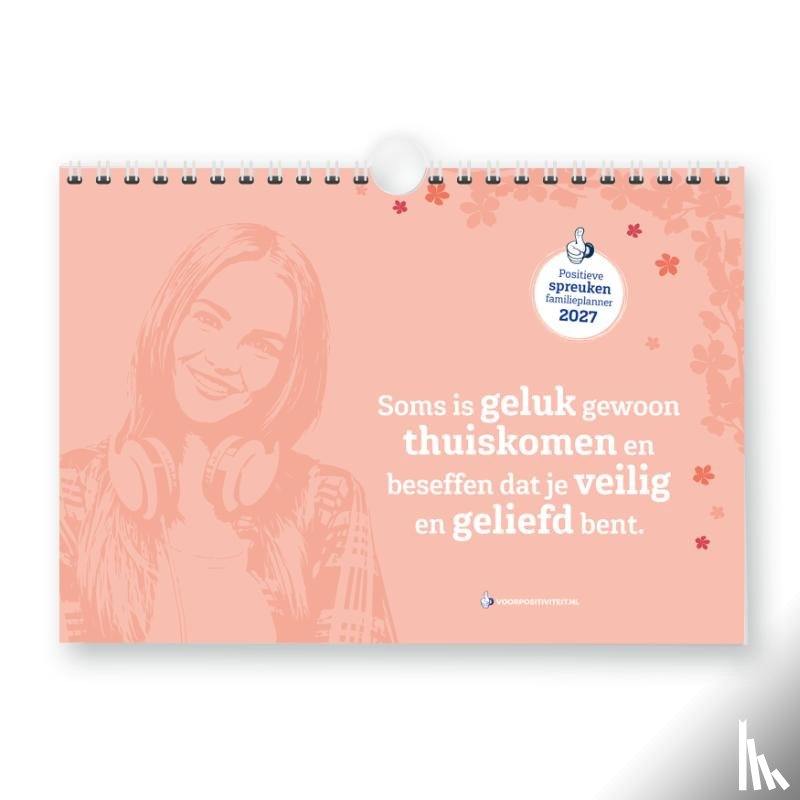  - Familieplanner positieve spreuken 2027