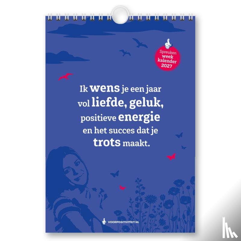  - Weekkalender positieve spreuken 2027