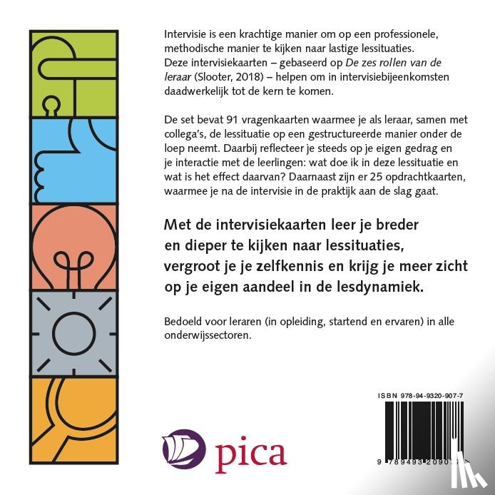Slooter, Martie, Kemeling, Marion, Hul, Reijer Jan van 't - De zes rollen van de leraar Intervisiekaarten