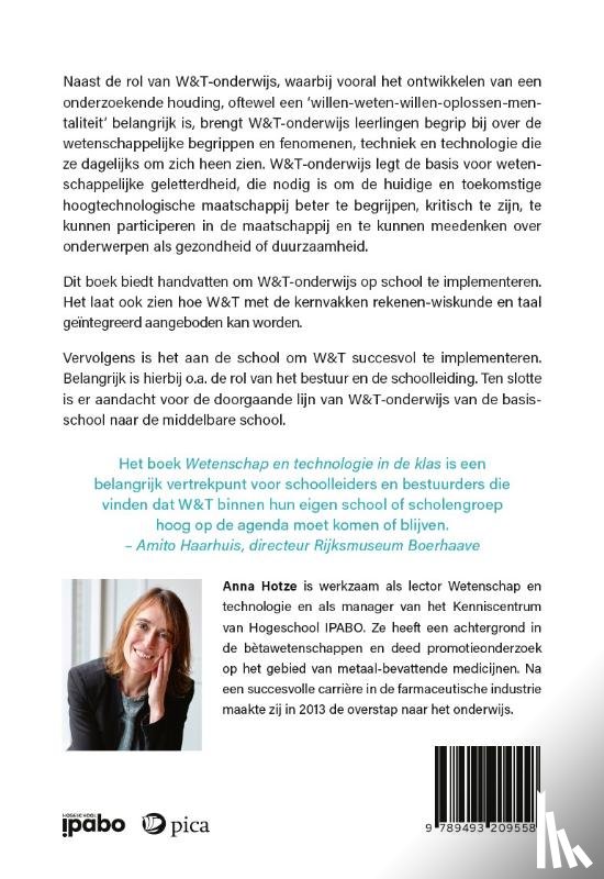 Hotze, Anna - Wetenschap en technologie in de klas