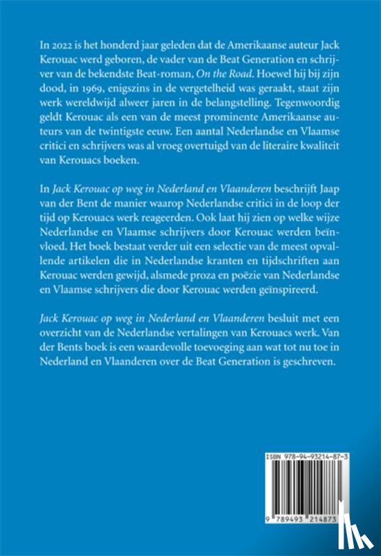 Bent, Jaap van der - Jack Kerouac op weg in Nederland en Vlaanderen