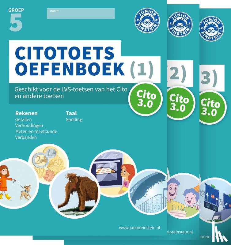  - Citotoets Oefenboeken deel 1, 2 en 3 groep 5