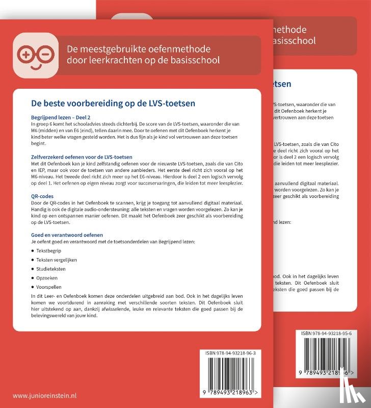  - Begrijpend lezen voor de LVS-toetsen - Deel 1 en 2 - Groep 6