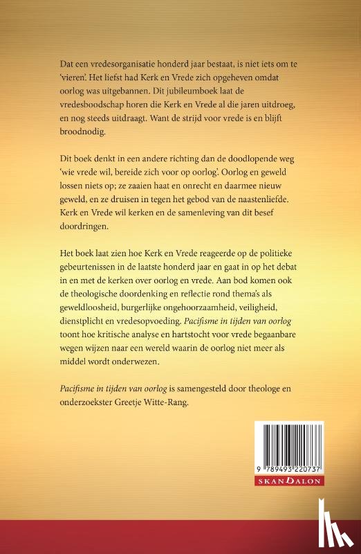  - Pacifisme in tijden van oorlog