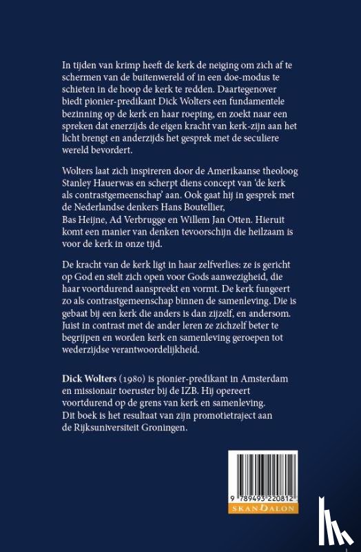 Wolters, Dick - De kerk als contrastgemeenschap