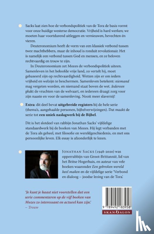 Sacks, Jonathan - 4-pak Exodus + Leviticus + Numeri + Deuteronomium