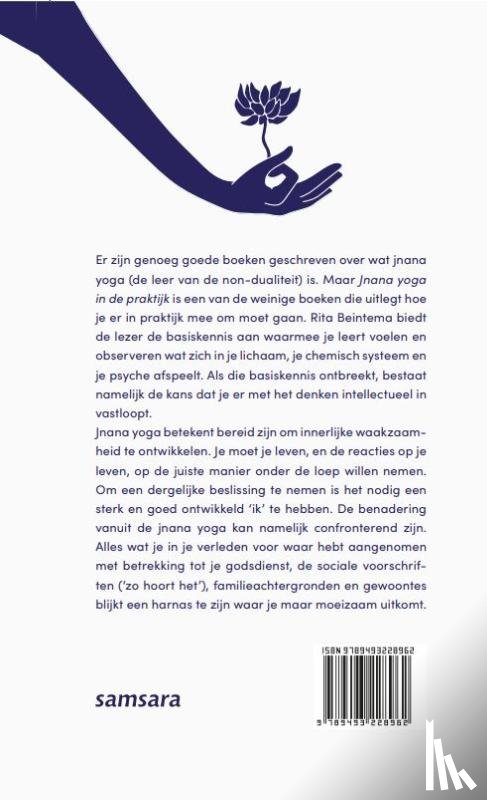 Beintema, Rita - Jnana yoga in de praktijk