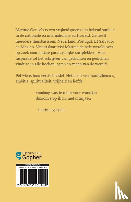 Geijsels, Martine - pel me