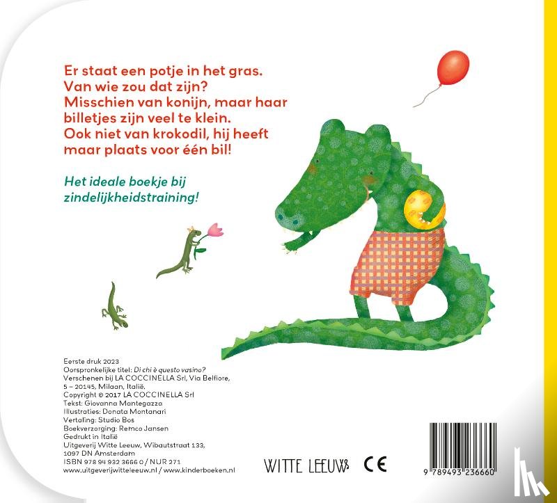 Mantegazza, Giovanna, Montanari, Donata - Van wie is dit potje?