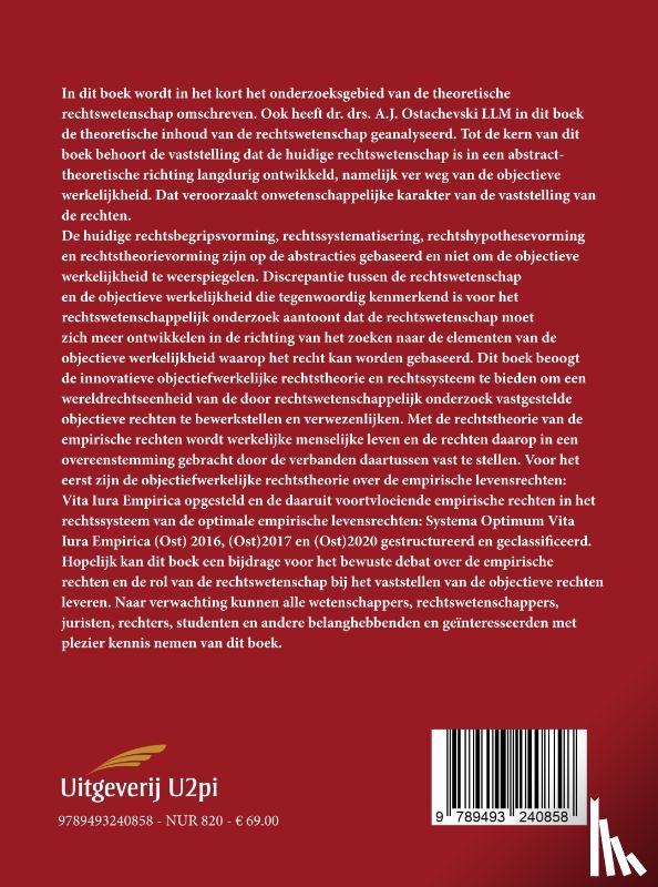 Ostachevski, A.J. - Theoretische rechtswetenschap