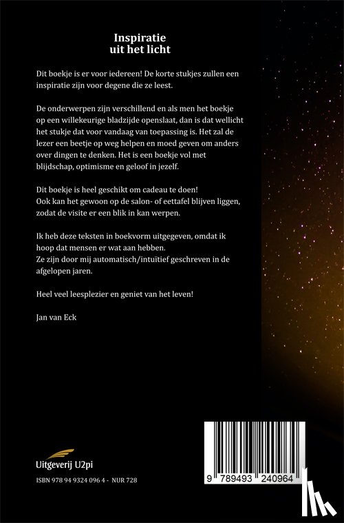 Eck, Jan van - Inspiratie uit het licht