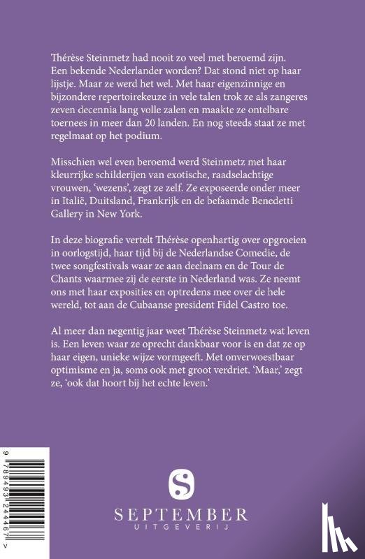 Steinmetz, Thérèse, Dirks, Jeroen - Dank aan het leven