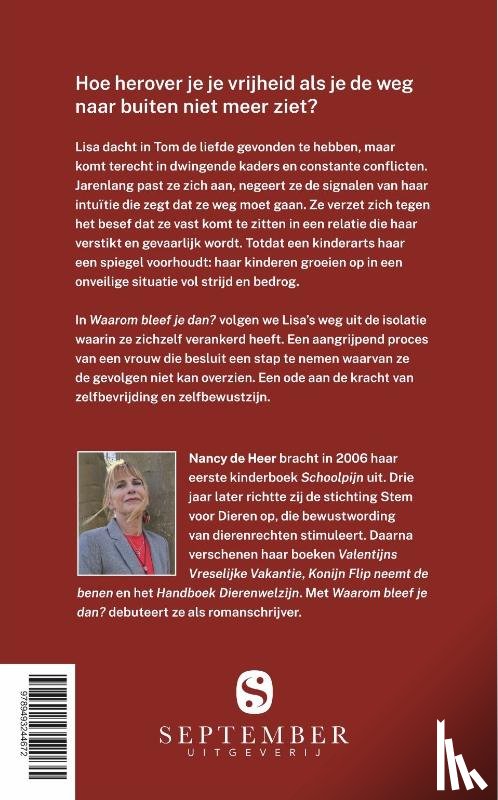 Heer, Nancy de - Waarom bleef je dan?