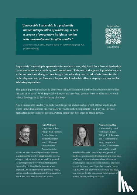 Wilmsen, Frits, Schaeffer, Nienke - Impeccable Leadership