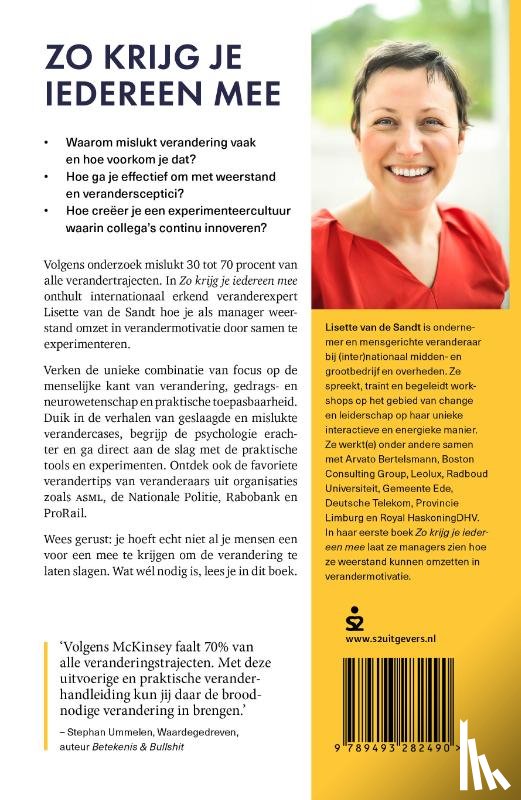 Sandt, Lisette van de - Zo krijg je iedereen mee