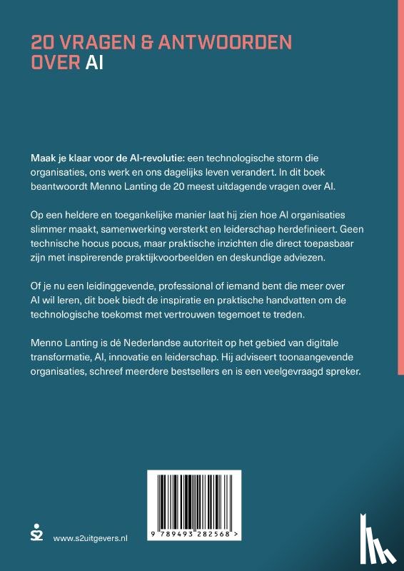 Lanting, Menno - 20 vragen en antwoorden over AI