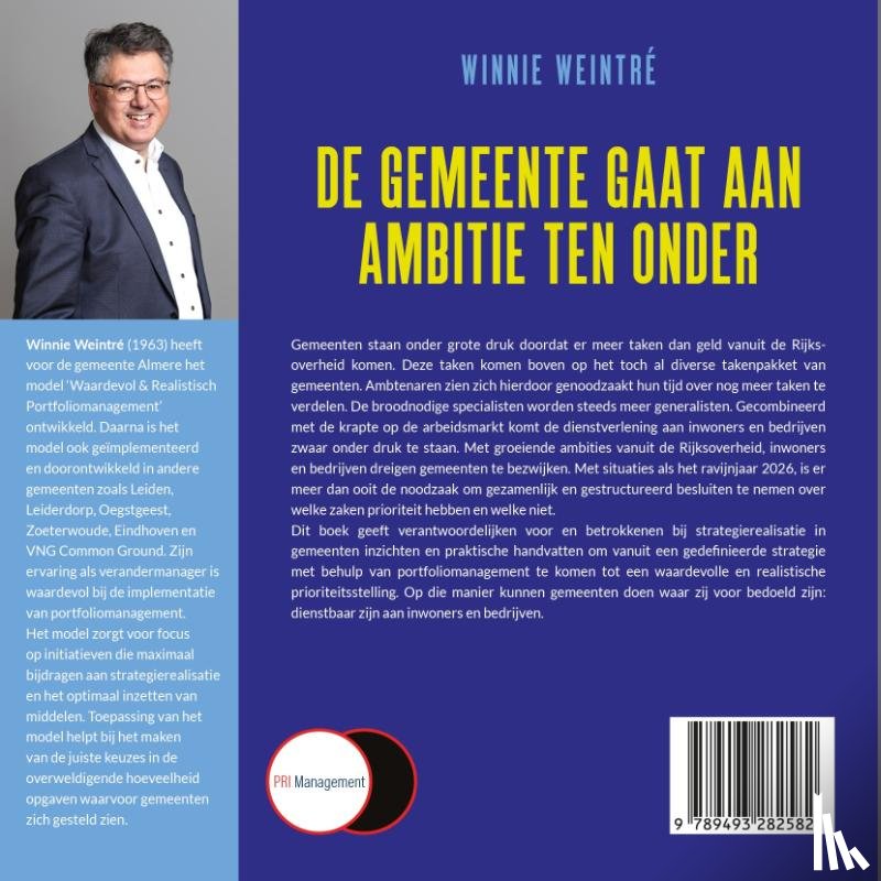 Weintré, Winnie - De gemeente gaat aan ambitie ten onder