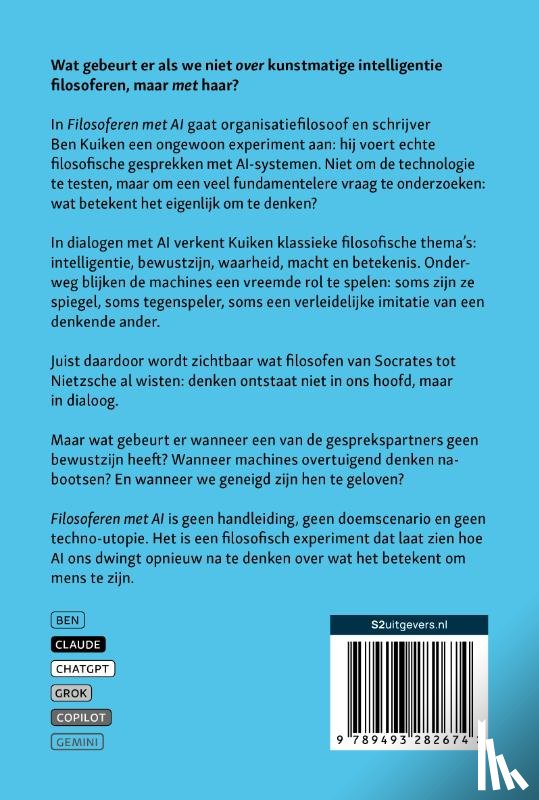 Kuiken, Ben - Filosoferen met AI