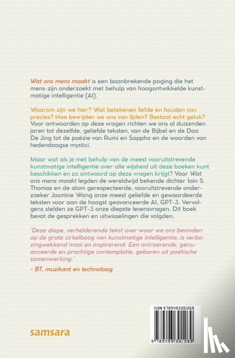 Wang, Jasmine, Thomas, Iain S. - Wat ons mens maakt