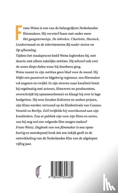 Weisz, Frans - Frans Weisz. Dagboek van een filmmaker