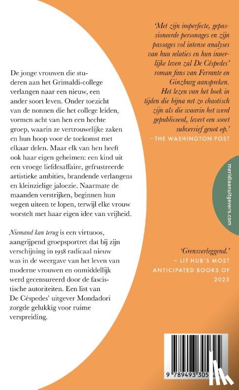 Céspedes, Alba de - Niemand kan terug