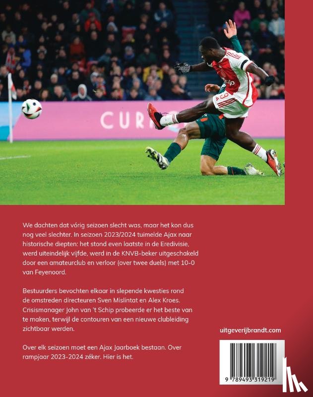 Endt, David, Pot, Menno, Rijsdijk, Rodney, Zwagerman, Thijs, Vermeer, Evert - Ajax Jaarboek 2023-2024