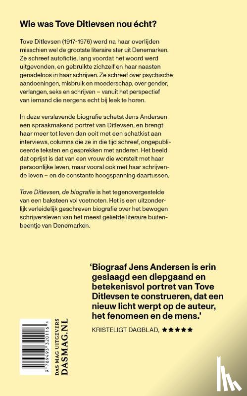 Andersen, Jens - Tove Ditlevsen, de biografie