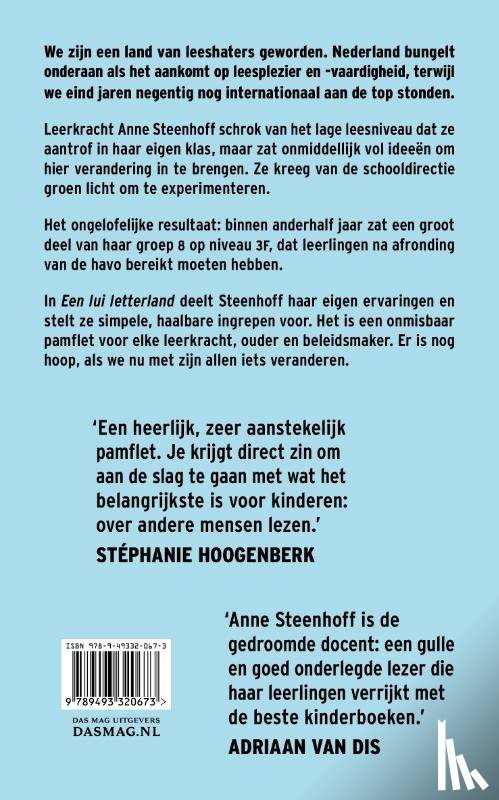 Steenhoff, Anne - Een lui letterland