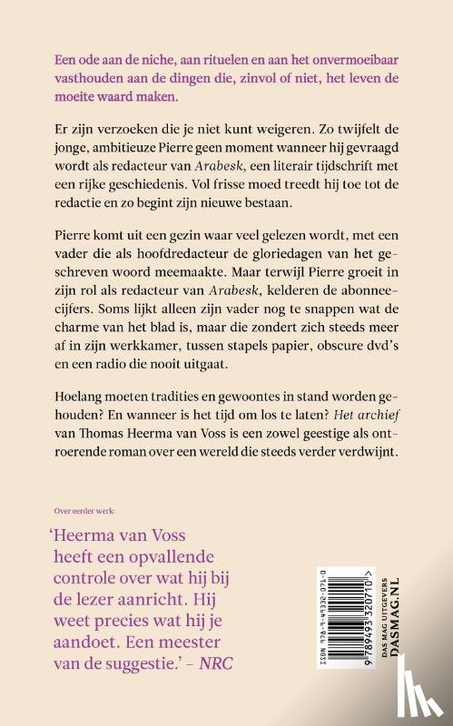 Heerma van Voss, Thomas - Het archief