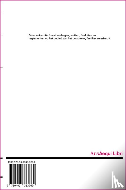  - Personen-, familie- & erfrecht 2024/2025