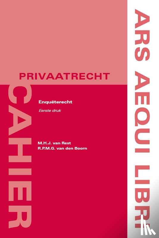 Rest, Marjolein van - Enquêterecht