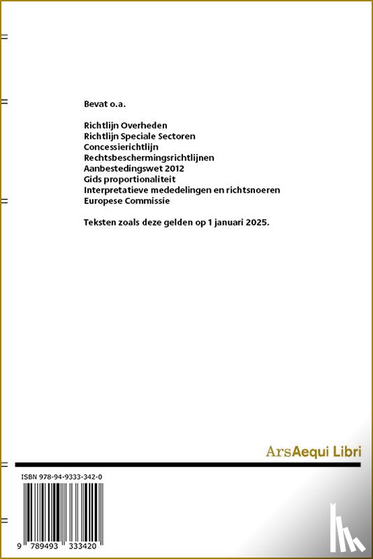  - Aanbestedingsrecht 2025