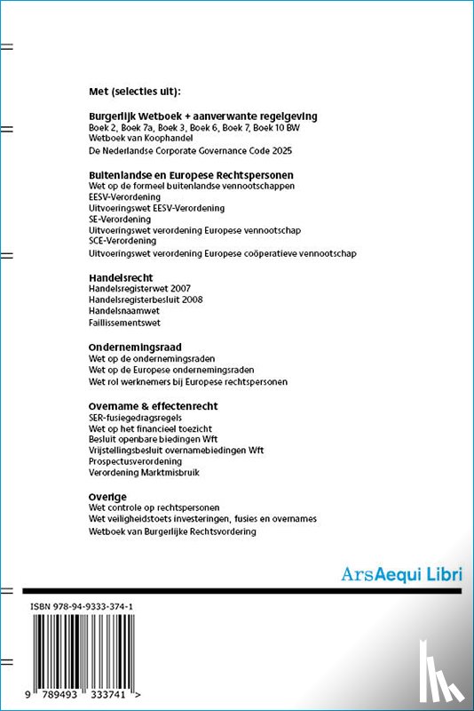  - Ondernemingsrecht 2026/2027