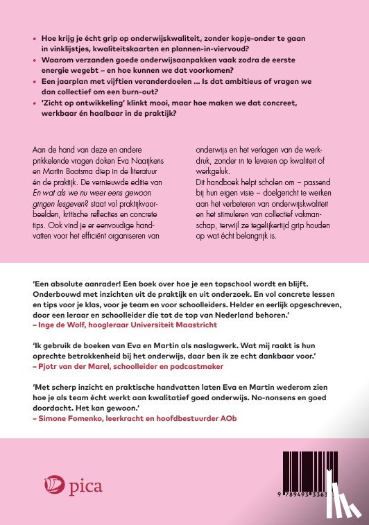 Naaijkens, Eva, Bootsma, Martin - En wat als we nu weer eens gewoon gingen lesgeven? 2.0