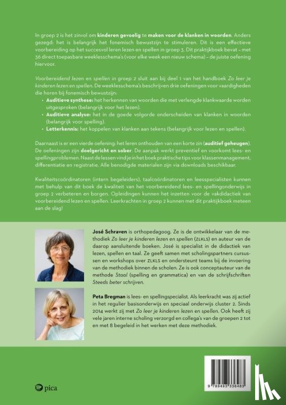 Schraven, José, Bregman, Peta - Voorbereidend lezen en spellen in groep 2