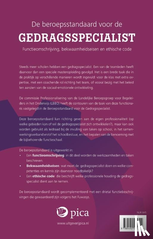 LBBO - De beroepsstandaard voor de gedragsspecialist