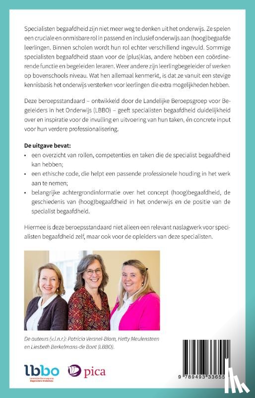 LBBO - De beroepsstandaard voor de specialist begaafdheid