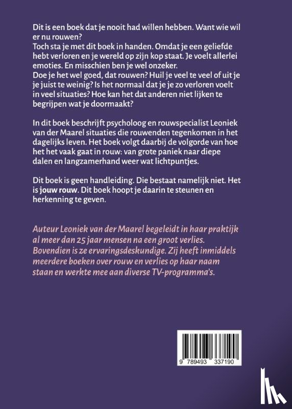 Maarel, Leoniek van der - Jouw rouw bij partnerverlies