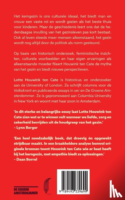 Houwink ten Cate, Lotte - De mythe van het gezin