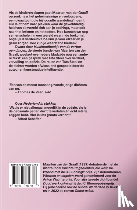 Graaff, Maarten van der - Huishoudboekje van de verborgen dingen