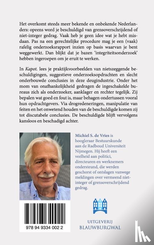 Vries, Michiel de - Kapot