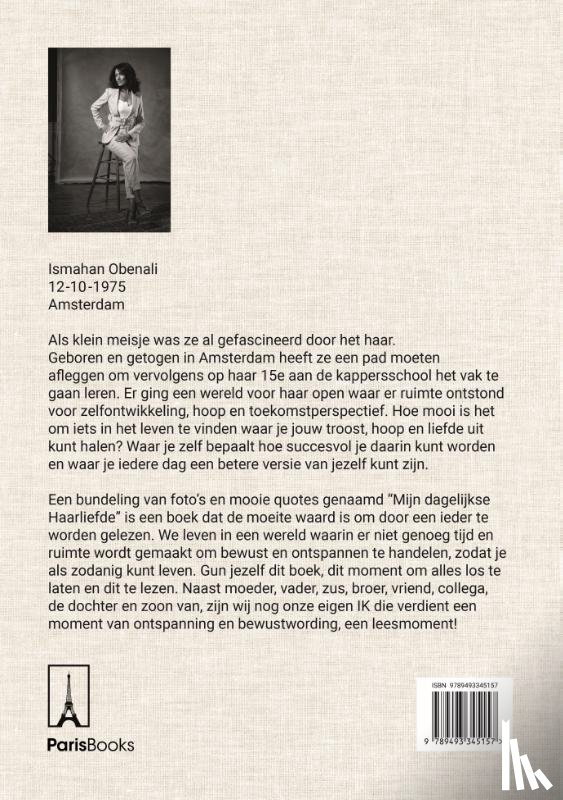 Obenali, Ismahan - Mijn dagelijkse haarliefde