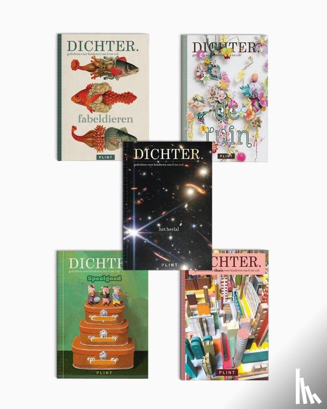 Dichters - set van 2 x 5 verschillende DICHTERS