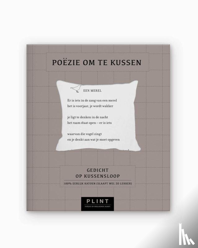 Kopland, Rutger - Plint kussensloop 'Een merel' Rutger Kopland