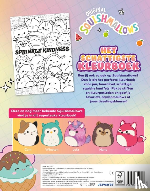  - Het officiële Squishmallows kleurboek