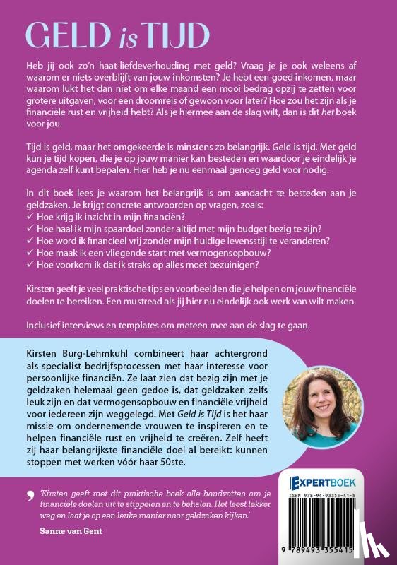 Burg-Lehmkuhl, Kirsten - GELD IS TIJD